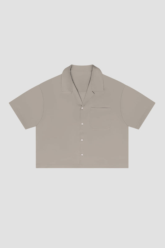 Shirt boxy fit Blanks 205Gsm Silver