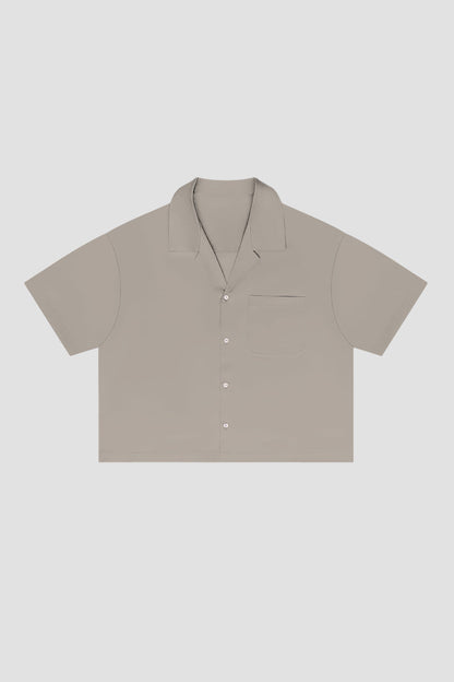 Shirt boxy fit Blanks 205Gsm Silver
