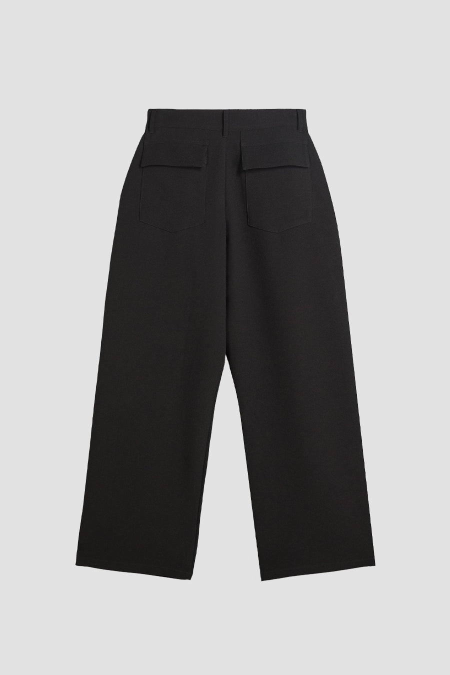 Tailored Baggy Pants Black