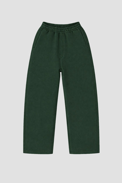 Sweatpants Baggy Fit Blanks 500GSM Forest Green