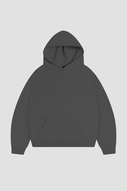 Hoodie Premium Blanks 330GSM Dark Grey